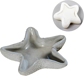 Cement Tray Molds Handmade Concrete Ashtray Moulds Five-Pointed Star Shaped Room Decorative Tool