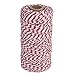 eBoot Cotton Kitchen Twine, Cooking String, Bakers Twines for Arts Crafts and Gift Wrapping, 328 Feet (Red)