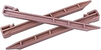 Vista 3 de Landscape Edging Spikes, 12 Pcs 10 Inch Garden Stakes Anchoring Spikes for Paver Edging, Weed Barriers, Turf, Tent, Weed Barrier, Timber, Carpentry