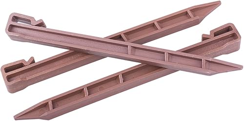 Miniatura 9 de Estacas de plástico para bordes de paisaje de 10 pulgadas, picos de anclaje para bordes de pavimentación, barreras de malezas, césped, tienda,