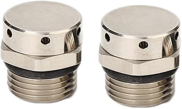 Air Vent Plug Breather and Drainage Valves IP68 Nickle Plated Brass Vent Valve Breather for Lighting, Solar, Telecom, Automotive,Agriculture,WIFI/GPS Enclosure M12x1.5