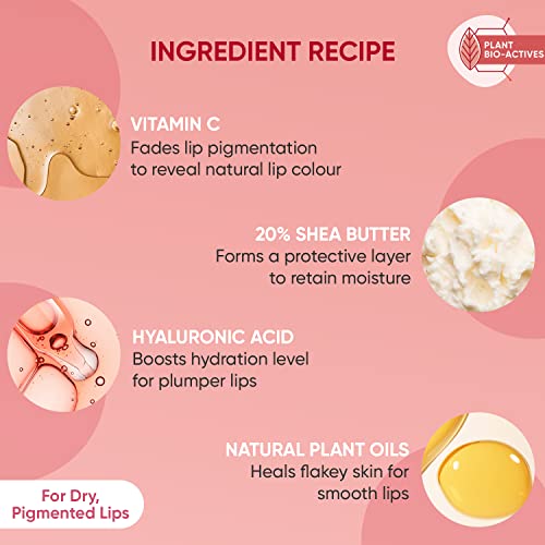 Dot & Key Lip Plumping Mask with Shea Butter & Vitamin C + E for Naturally Glowing Lips | Fades Lip Pigmentation | Smoothes Flaky & Dry Lips | Lip... - Image 3