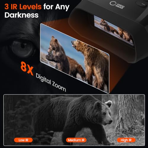 Image of VisioGear 4K Night Vision Goggles for Adults - Night Thunder X3