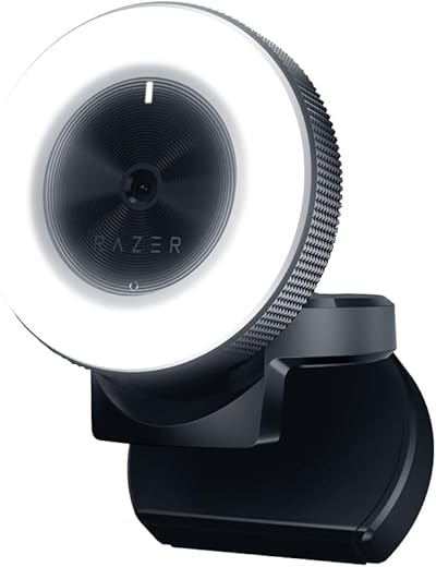Razer Kiyo – Ring Light Equipped Broadcasting Camera – White Light – RZ19-02320100-R3M1