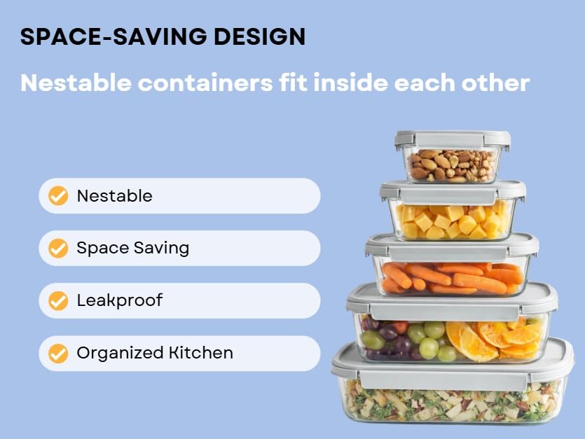 Image of LocknLock 230 ml Airtight Food Storage Container (Pack of 3) | BPA Free Mini Plastic Boxes | Leakproof 4 Side Lock | Small Snack & Dry Fruit Storage Containers | Transparent /Grey