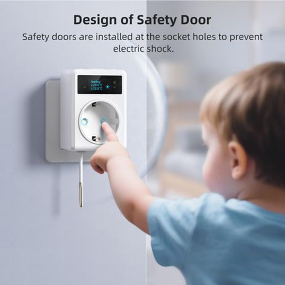 Presa Termostato Smart WiFi Controllo Remoto App