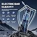 Ear Wax Removal Kit - Water Powered Ear Cleaner with 6 Reusable Replacement Tips and 3 Water Pressure Modes, Safe Electric Ear Wax Removal Tool, IPX7 Waterproof USB-C Rechargeable