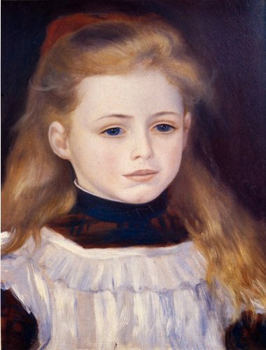 Amazon.co.jp: ルノワール・「リュシー・ベラール:白いエプロンの少女