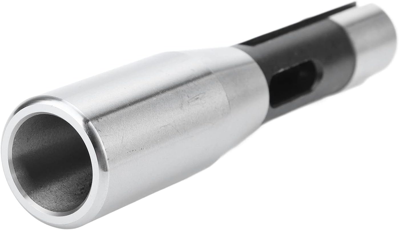 R8 to MT3 Adapter, Hardened Ground Morse Taper Socket for Arbor Milling Machine Accessories, R8 to Morse Taper 3 Spindle Adapter with External R8 and Internal MT3 Taper