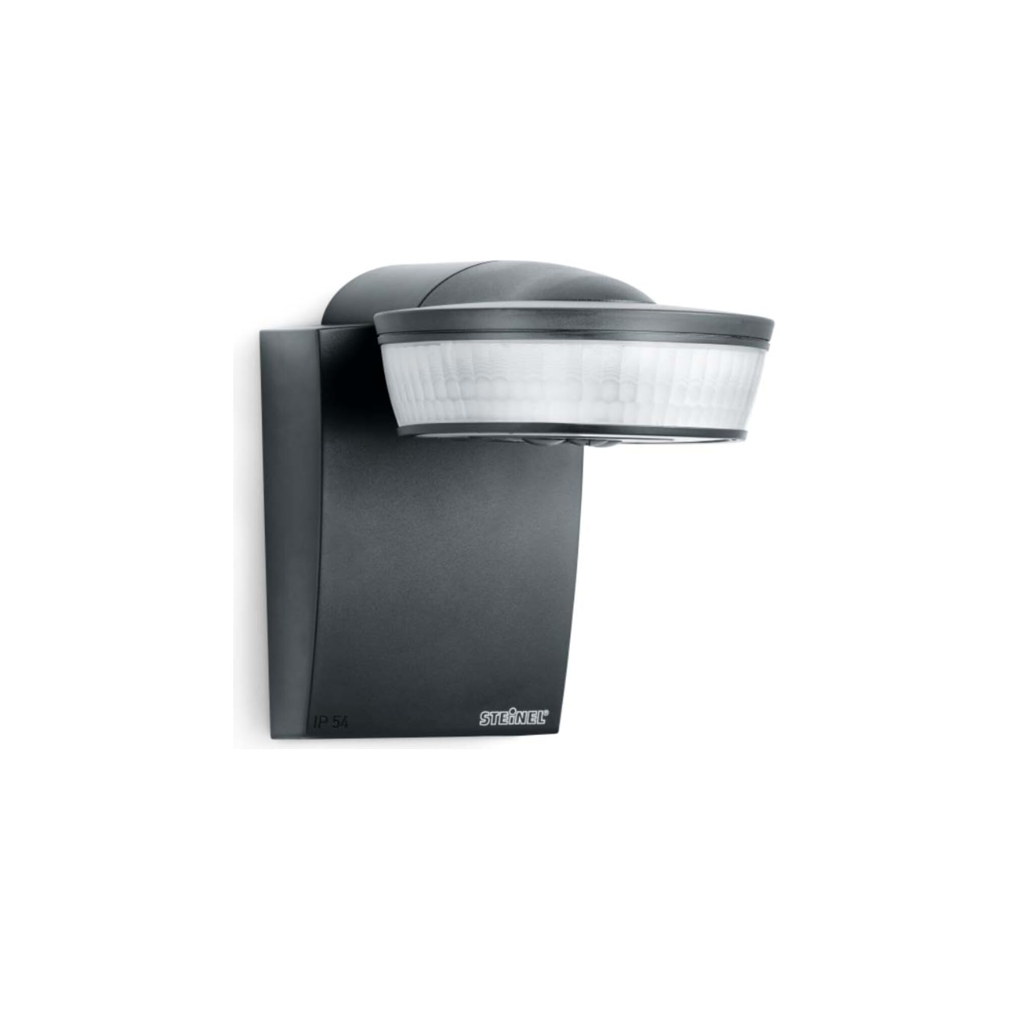 Steinel Détecteur de mouvement infrarouge sensIQ noir, 300°|20 m Capteur, 2500 W, lumière continue, montage au mur, en angle ou au plafond