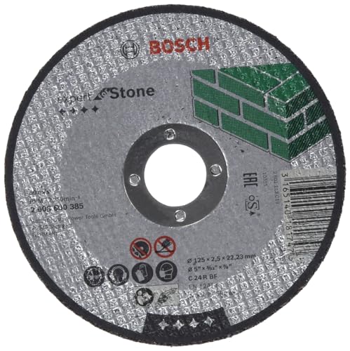 Preisvergleich Produktbild Bosch Professional 1x Trennscheibe Gerade Expert for Stone (Stein, Granit, C 24 R BF, Ø 125mm, 2.5 mm, Zubehör Winkelschleifer)