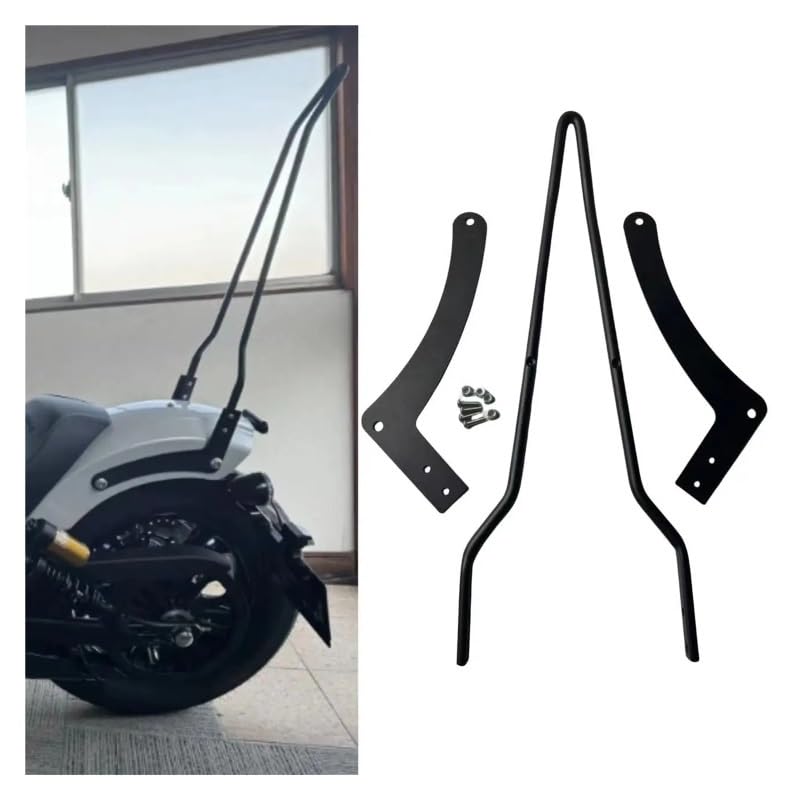 Sissy bar Indian Scout Bobber 101 Sport con respaldo de pasajero desmontable 70cm 2
