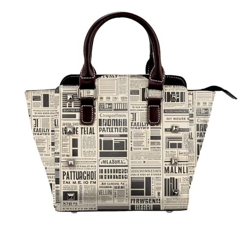 Bolso bandolera para mujer en cuero PU con tachuelas miniatura 1