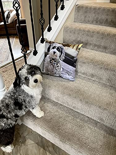 Rr&Ddxu Design Image Or Text Of Customize Pillowcase, Personalized Mother's Gifts Throw Pillow, Pet Photo Pillow Cover, Love Photo Pillowcase, Wedding Keepsake Throw Pillow, (18"X18", White) #TOP3