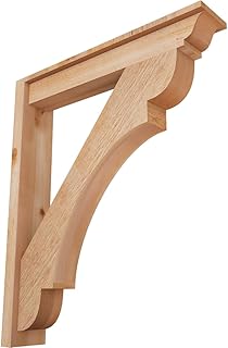 6"W x 32"D x 38"H Olympic Traditional Rough Sawn Outlooker, Western Red Cedar