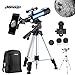Produktbild Aomekie Astronomisches Teleskop Kinder Einsteiger 50/360 Fernrohr Teleskop mit 10X Smartphone Adapter Stativ Tasche Barlow und Mondfilter