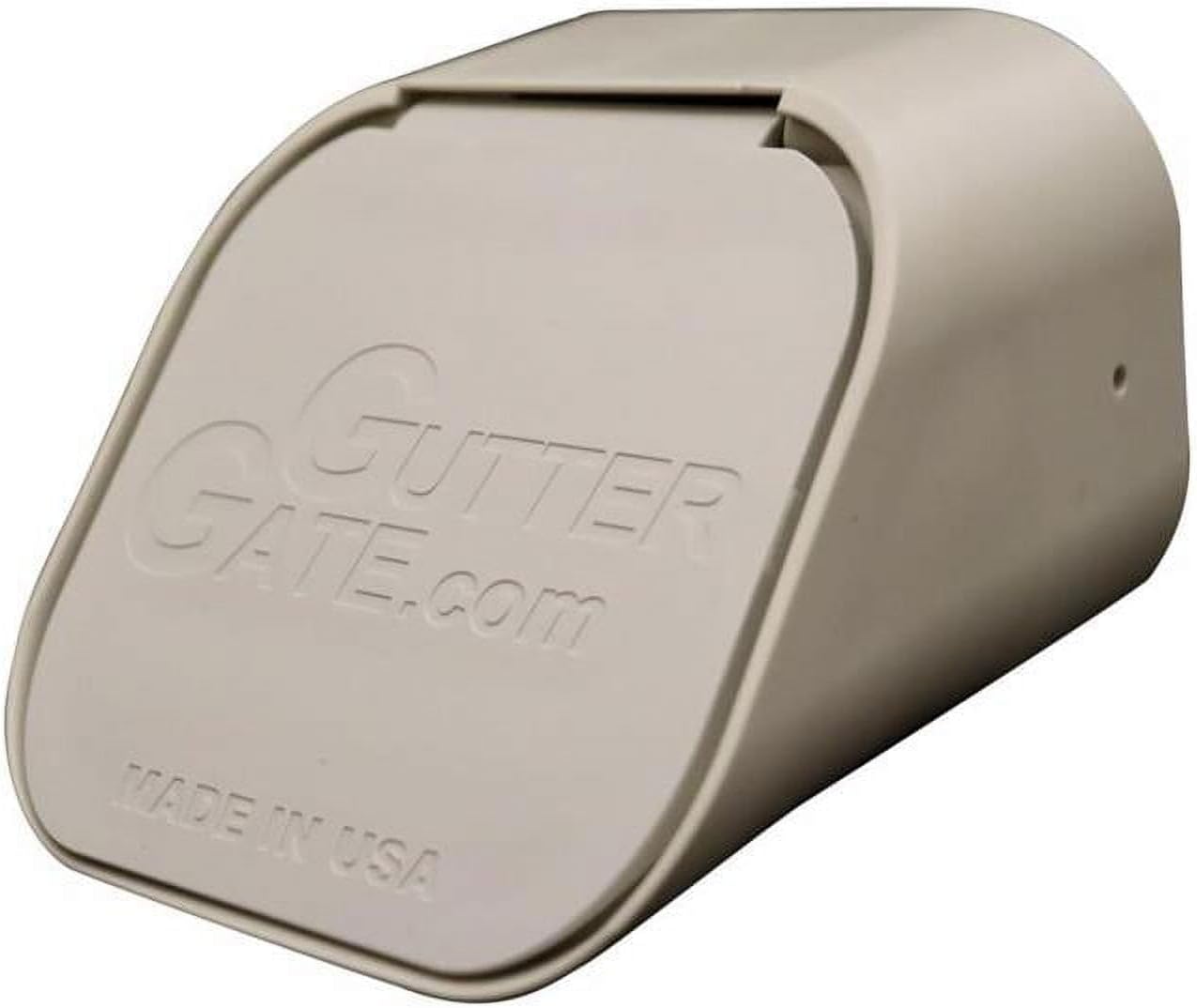 GutterGate 3x4 Type-A Downspout Guard White - Original USA-Made Pest Deterrent for Gutters