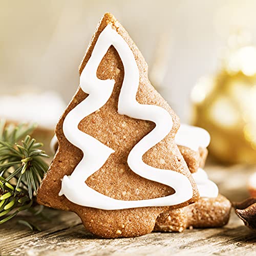 Foto von MIUTME Ausstechförmchen Weihnachten,9 Stück Plätzchen Ausstecher Weihnachten,Ausstechform Ausstecher Weihnachtsbaum,Keksausstecher für Tortendeko Kekse Backen Küche Zubehör