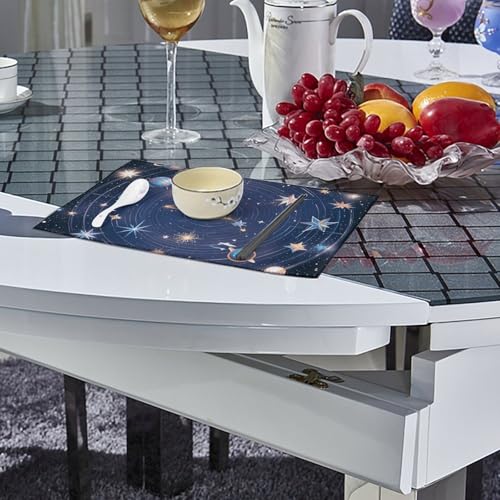 Sets de table antidérapants et résistants à la chaleur cosmiques - 5