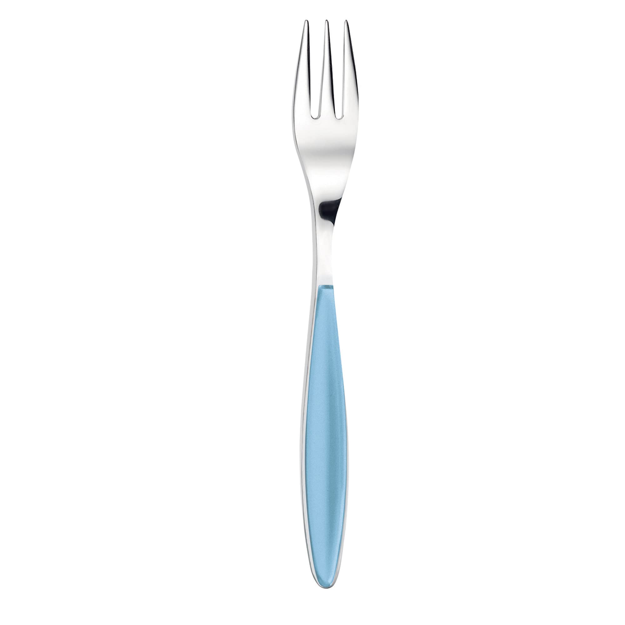 Guzzini - Feeling, Dessert Fork - Sea Blue, 15.5 cm - 23000581, Navy Blue