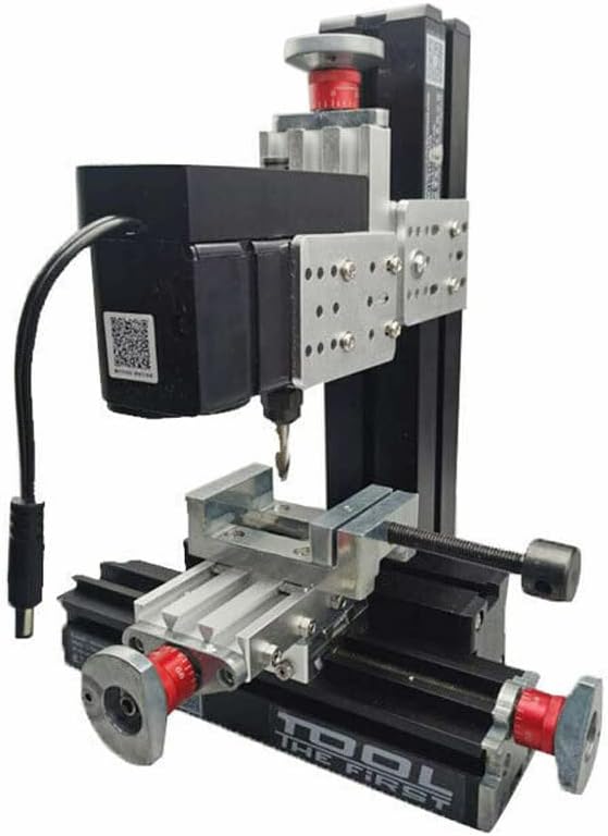 100-240V 24W 12000RPM Mini Milling Lathe， DIY Micro Lathe Mini Miller，Mini Metal Lathe DIY Miniature Milling Machine Miller