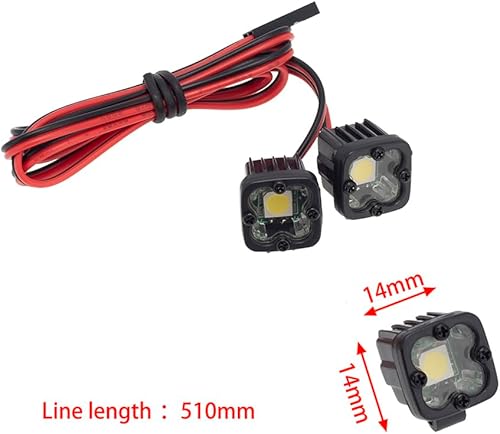 Miniatura 5 de Luces LED brillantes para coche RC para 110 RC Crawler Axial TRX4 TRX6 SCX10 III AXI03007 Wraith YK4082 (D1-2)