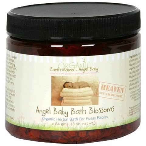 Earth Mama-Angel Baby Organic Angel Baby Bath Blossoms, 3 oz (84 g) (Pack of 2) Cover