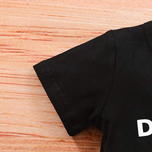 Toddler Baby Boy Summer Clothes Daddy Son Letters T-Shirts Tees Tops+Camouflage Shorts Pants Outfits 2Pcs Shorts Set Clothes (Dad Son, 2T-3T) #TOP3