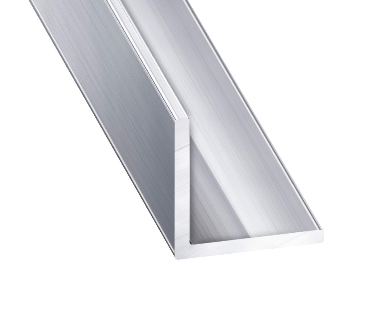 CQFD Cornière alu anod. argt brill 20x20mm 1m
