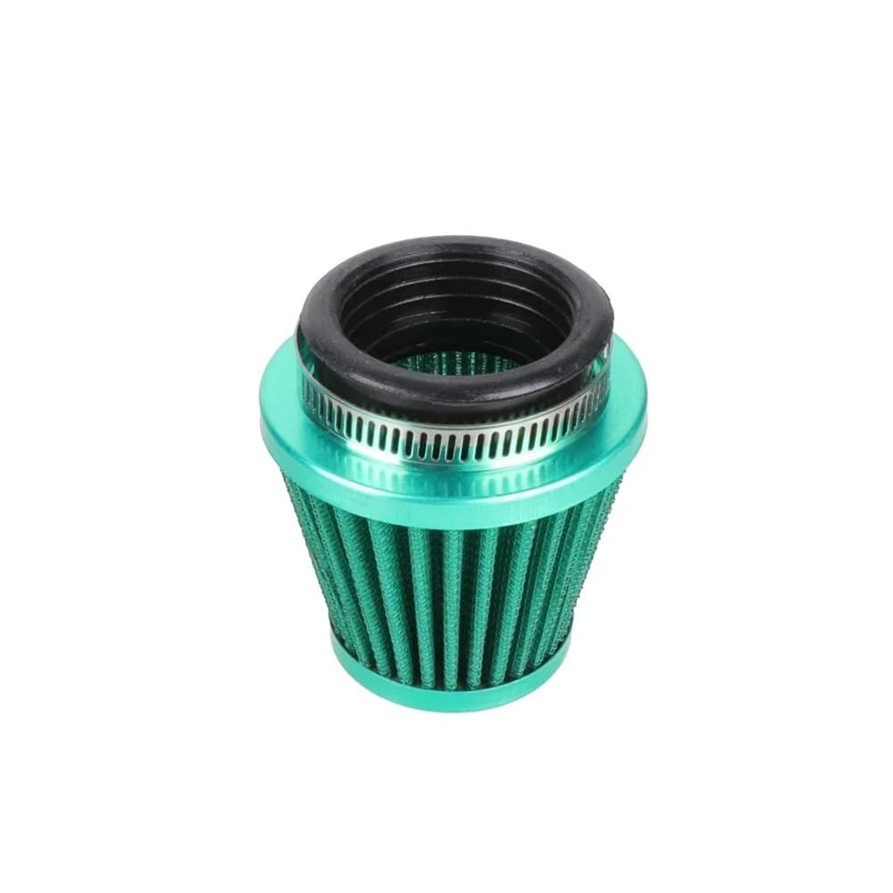 Filtro Aire Motocicleta Kit De Filtro Aire Universal para Motocicleta Scooter Motocross GY6 50 CC 110 Y 125 38 Mm 45 48 58(58mm Green)