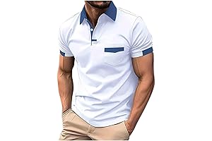 Shirts for Men Summer Short Sleeve Golf Shirts