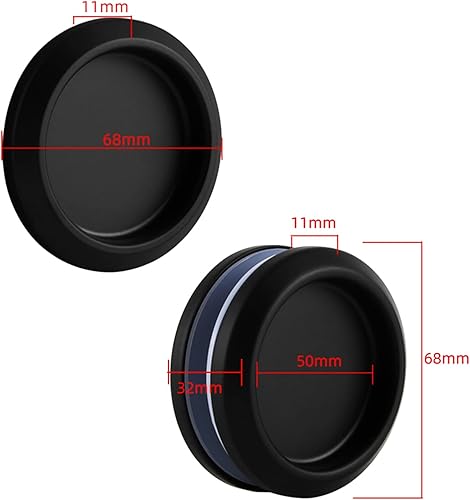 Miniatura 6 de Perillas pequeñas para puerta corrediza para baño, piezas de repuesto, manijas de puerta de ducha, pomos de puerta redondos, manija de puerta con