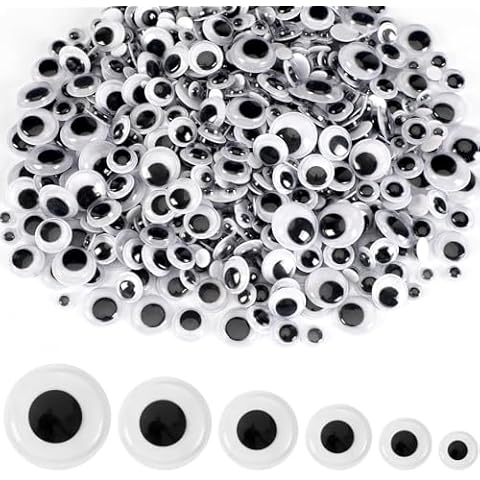 UPINS 1000 Pcs Self Adhesive Googly Eyes Cover