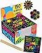 Rainbow Scratch Off Mini Notes + 2 Stylus Pens Kit: 150 Sheets of Rainbow Scratch Paper for Kids Arts and Crafts, Airplane or Car Travel Toys - Cute Unique Gift Idea for Kids, Girls, Women, or Anyone!
