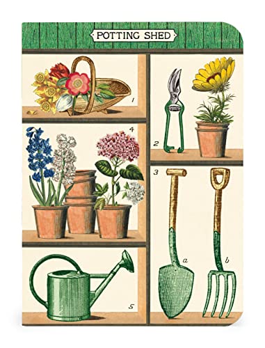Image of Cavallini & Co. Gardening Mini Notebook Set 4 inch x 5.5 inch (10cm x 14cm)