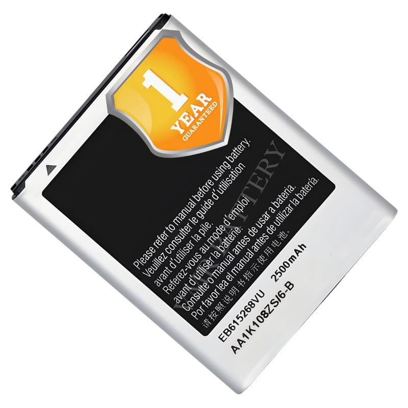 Image of Original EB615268VU Battery Compatible for Samsung Galaxy Note (Note 1) GT-N7000 I9220 - (2500mAh) - 1 Year Warranty K7