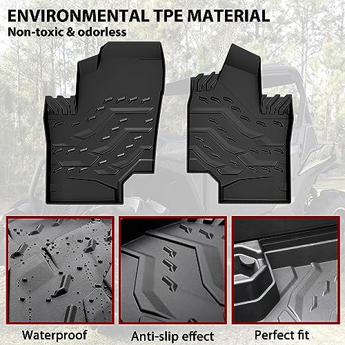 SAUTVS TPE Floor Mats for Can-Am Commander Trail 2018-2026 by SAUTVS - Used condition - Image 2