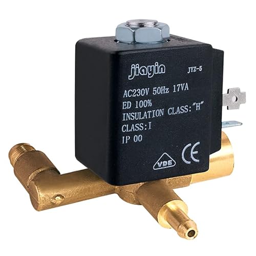 LKLNKVL Solenoid valve, 2/3 Way AC 230V 50Hz G1/8" 17VA 6bar Normally Closed Electromagnetic Solenoid Water Valve for Industrial Applications