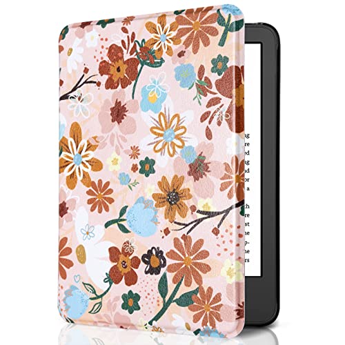 Image of CoBak Case for All New 6 Inch E-Reader 2024 and 2022 (11 Generation) - PU Leather Smart Cover, Auto Sleep and Wake, not Compatible with Kobo Clara.Jasmine