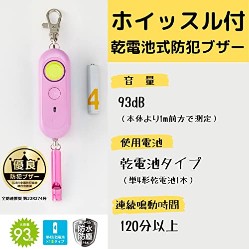 レイメイ藤井『ライト付き防犯ブザー』の口コミ