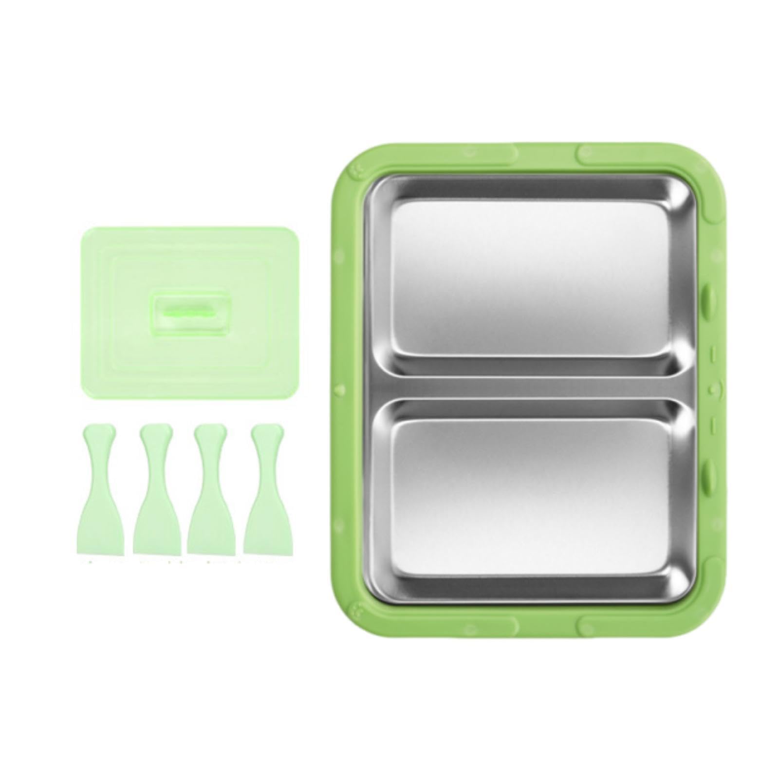 SECRET DESIRE Ice Cream Maker Homemade Easy to Clean Fun Families Activities Ice Cream Pan Green With Lid|Kitchen, Dining & Bar|Small Kitchen Appliances|Ice Cream Makers-image-32