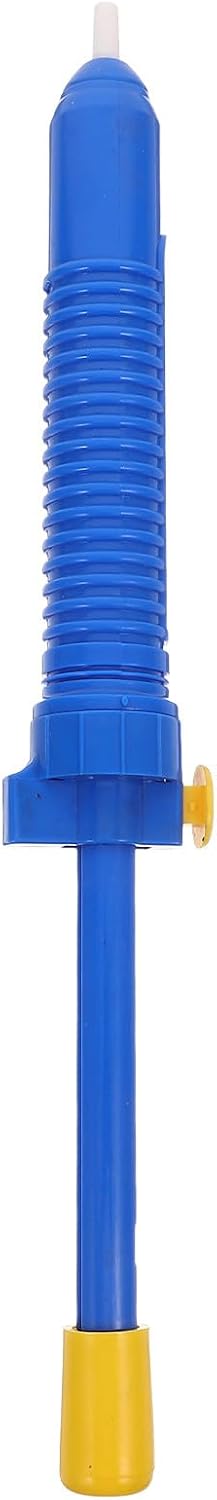 Blue Manual Desoldering Pump with Plastic Body for Professional Use | Engineers and Hobbyists, Portable Welding Aid, Efficient Tin Removal, Reduces Cleaning Frequency