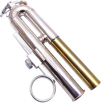 Jiayouy Trumpet 3rd Valve Tuning Silde Assembly for Brass Bb Trumpet Instrument Silver