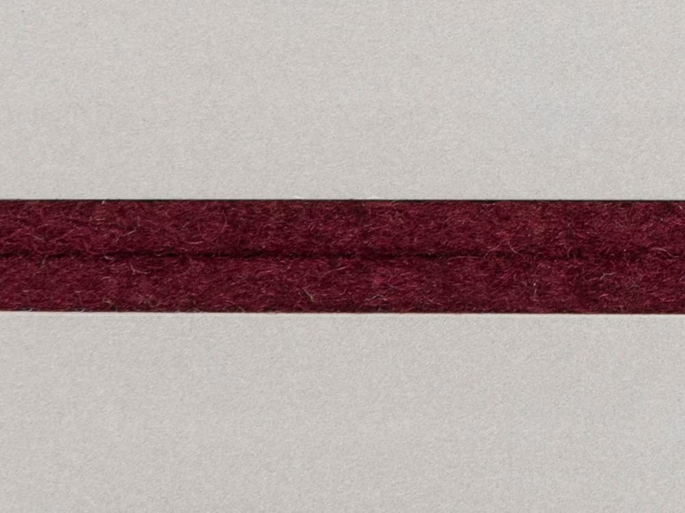 Portachiavi da parete in calcestruzzo con inserto in feltro, a muro per 10 chiavi, bordeaux
