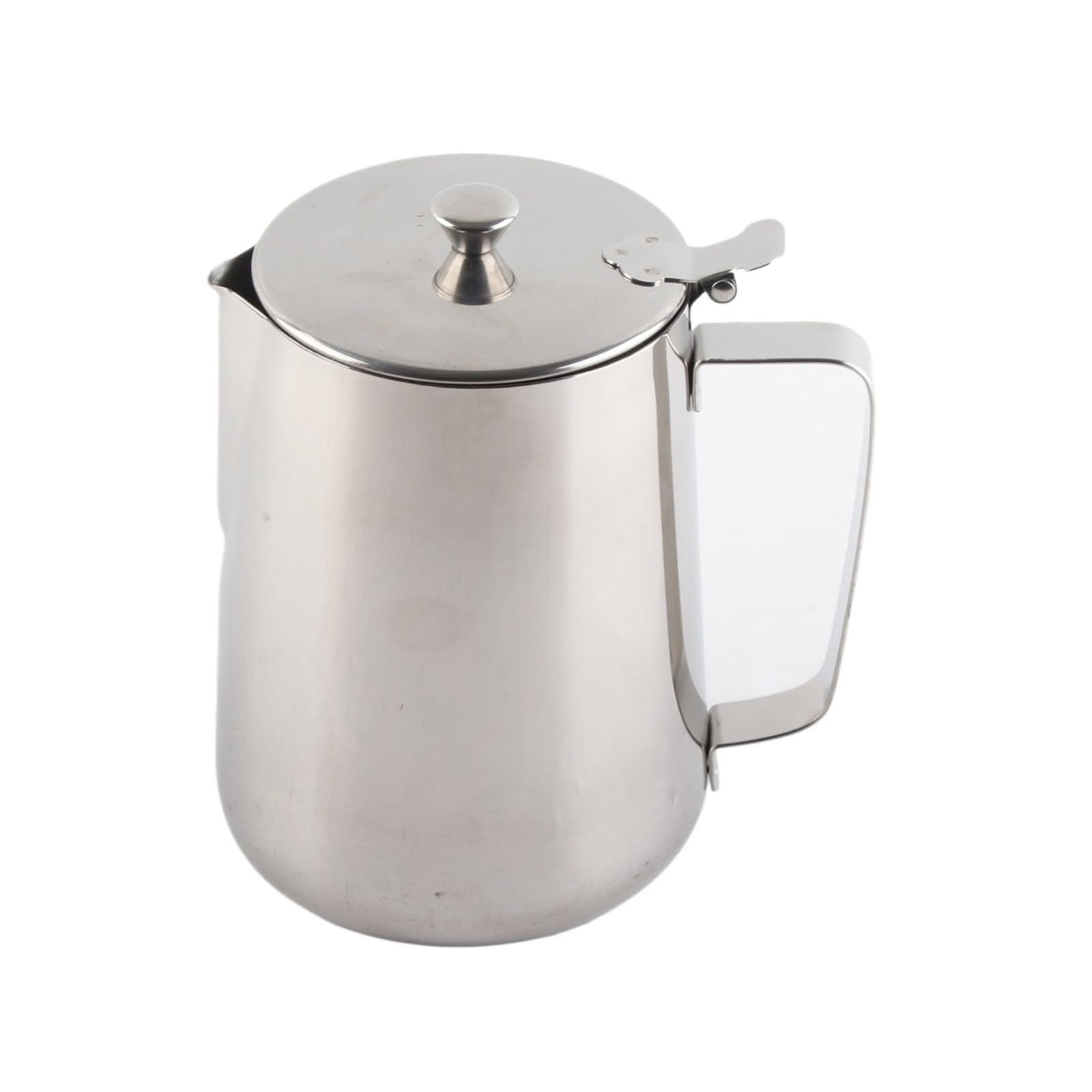 Jarra para espumar leche de acero inoxidable de 600ml para preparar tu café latte en casa.