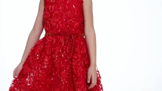 Amazon.com: Girls Christmas Dress Red Party Dance Birthday Dress for Toddler  Little Girls: Clothing, Shoes & Jewelry