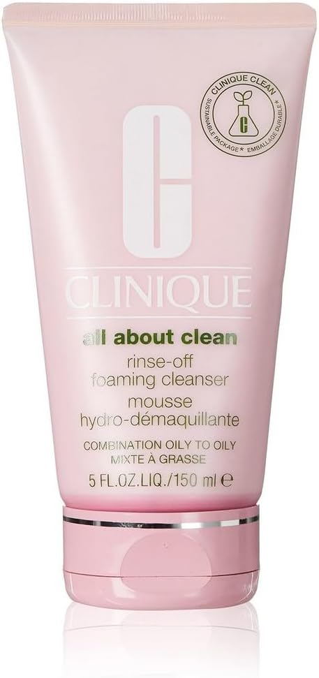Clinique Gezichtsreiniging femme/woman, Rinse-Off Foaming Cleanser, per stuk verpakt (1 x 150 ml)