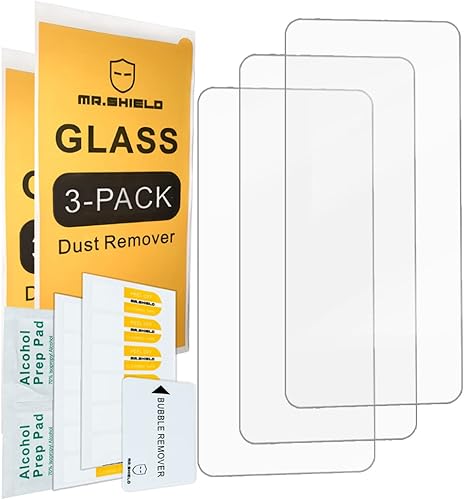 Miniatura 2 de Mr.Shield Paquete de 3 Diseñado para Xiaomi (Redmi Note 1111S 4G) de 6.43 pulgadas No apto para la versión 5G Vidrio templado Vidrio japonés con