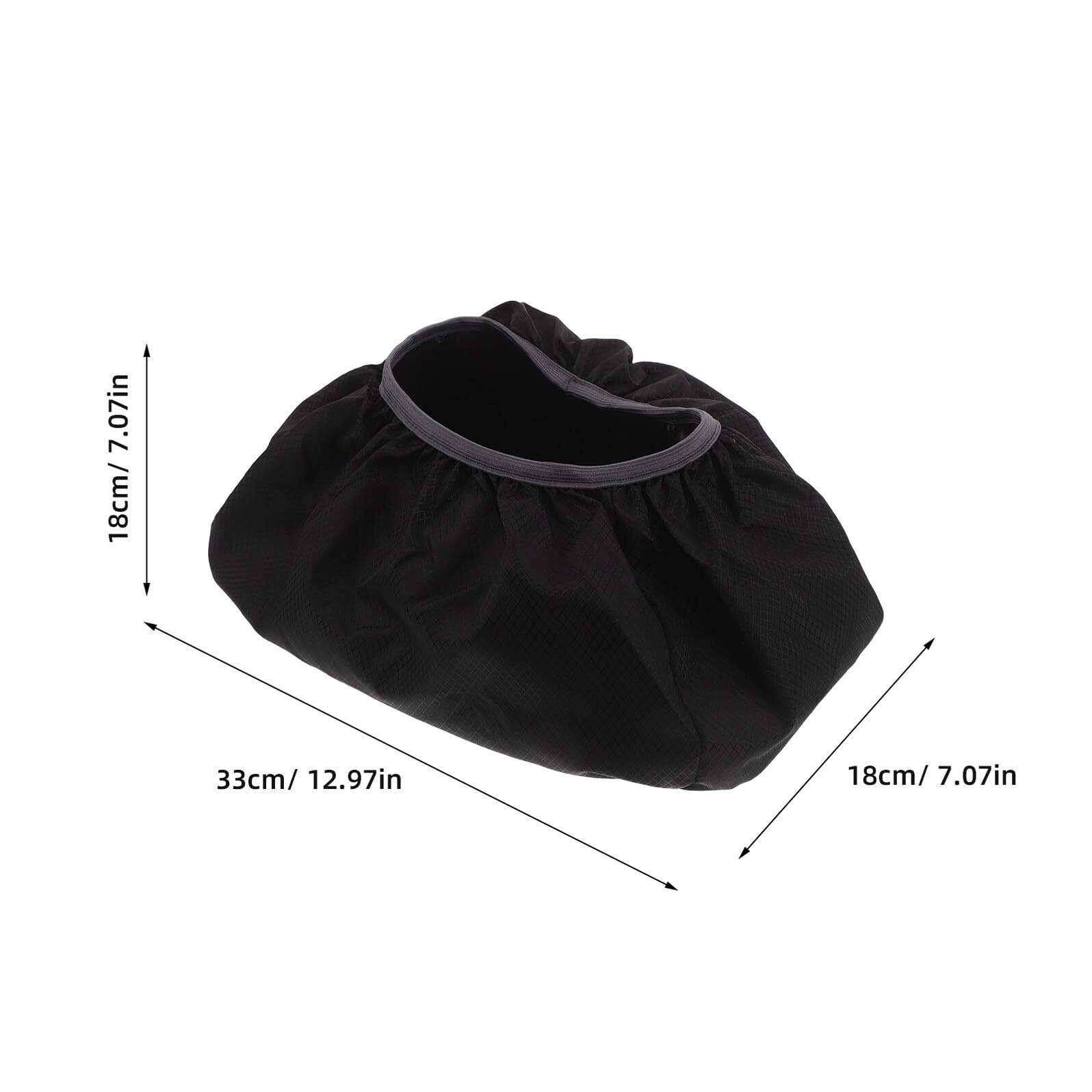 Gatuida Funda Protectora Inferior para Mochila 2 Piezas y Resistente al Desgaste, Cubierta Negra Elástica para Senderismo, Camping y Viajes al Aire Libre
