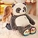 IKASA Large Panda Stuffed Animal Giant Soft Plush Toy,Large 30